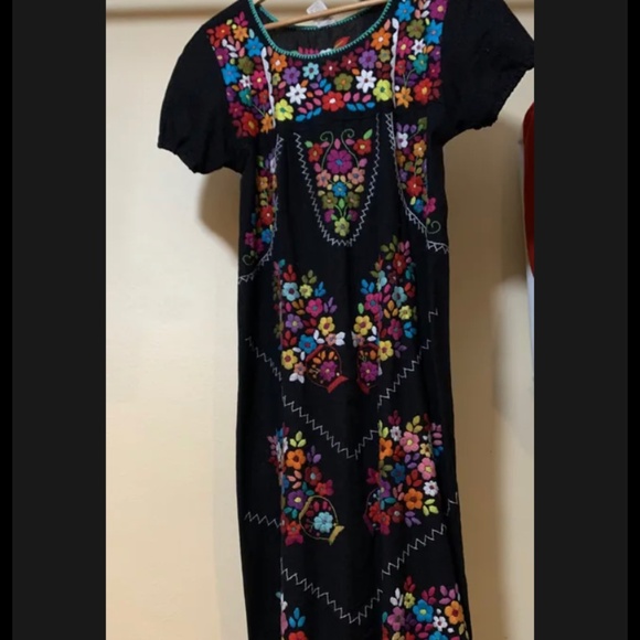 Camellia’s Boutique Dresses & Skirts - Puebla Maxi Mexican Dress Black Small